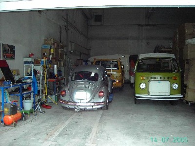 Platz für alle Fahrzeuge in einer Halle :-)